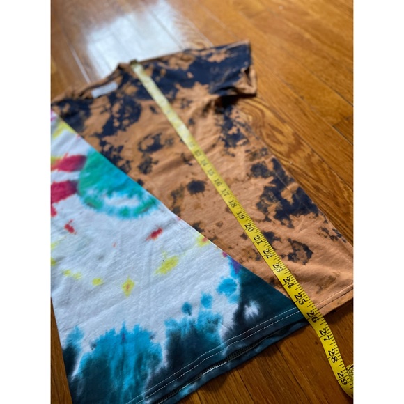 Alexander Kelly split tie-dye | reverse tye-dye soNY tee ~ Small - Picture 5 of 8
